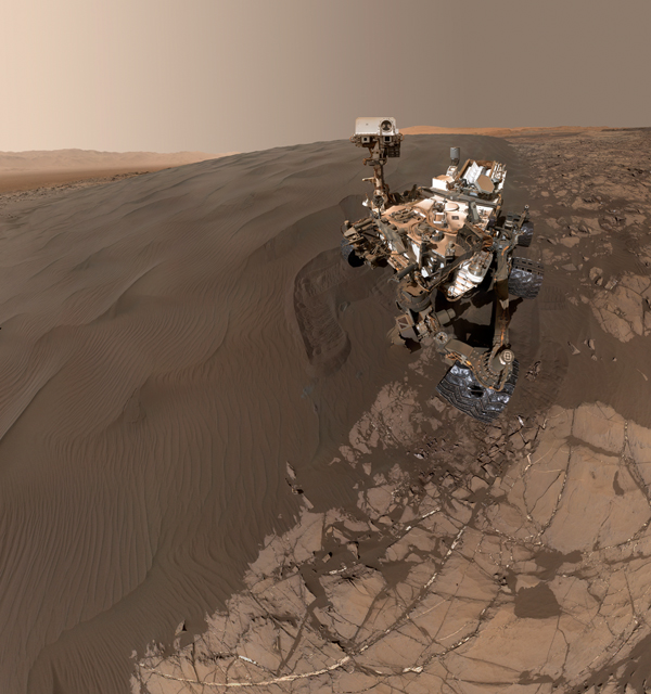 NASA Curiosity Rover Selfie